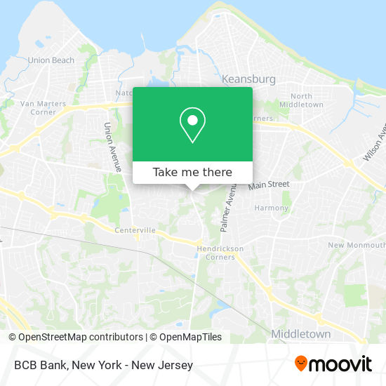 BCB Bank map