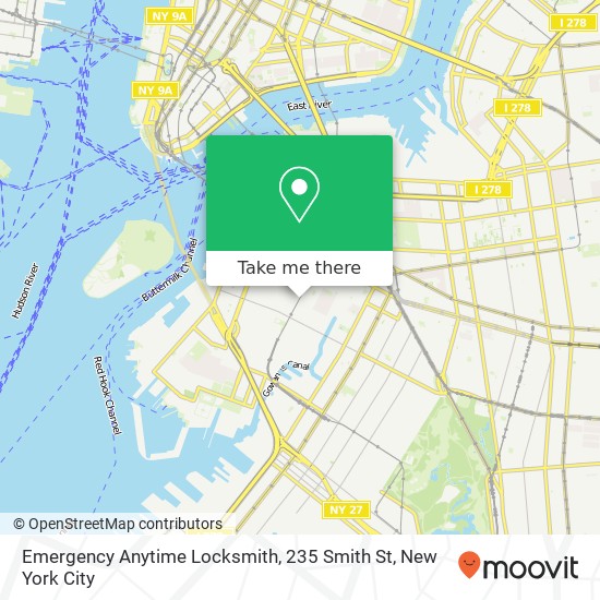 Emergency Anytime Locksmith, 235 Smith St map