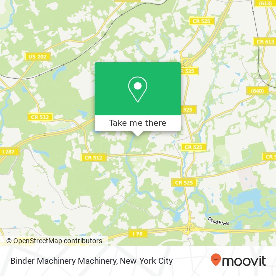 Mapa de Binder Machinery Machinery