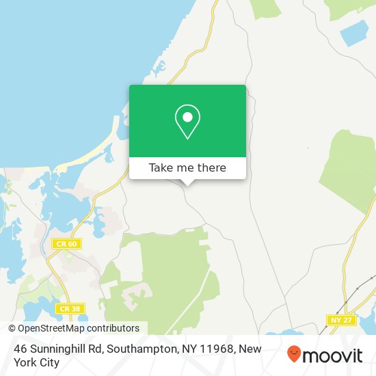 46 Sunninghill Rd, Southampton, NY 11968 map