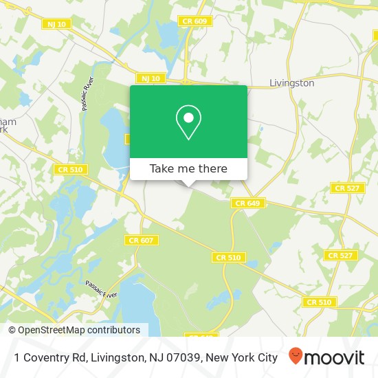 1 Coventry Rd, Livingston, NJ 07039 map