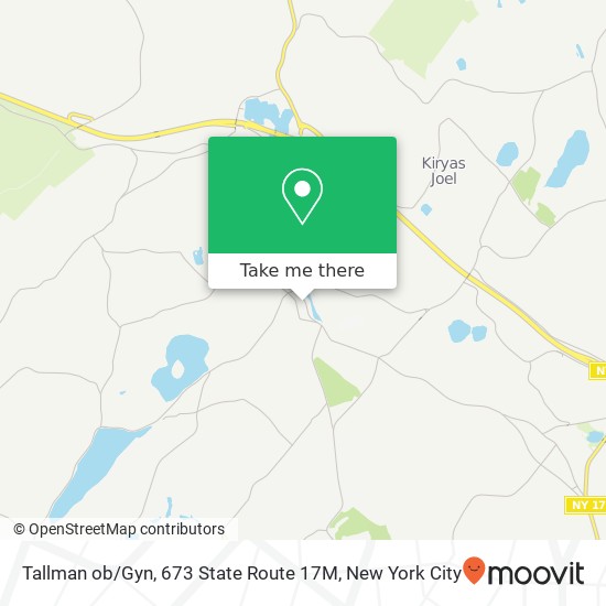 Tallman ob / Gyn, 673 State Route 17M map