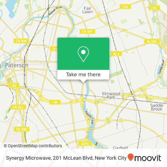 Mapa de Synergy Microwave, 201 McLean Blvd