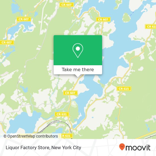 Mapa de Liquor Factory Store