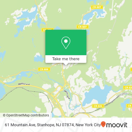 61 Mountain Ave, Stanhope, NJ 07874 map