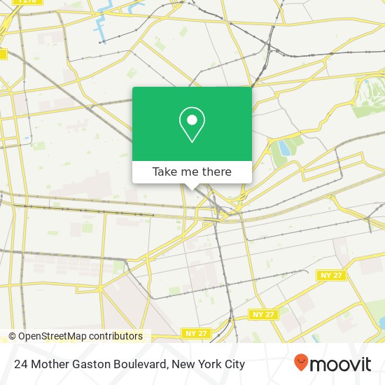 24 Mother Gaston Boulevard map