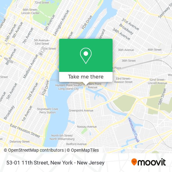 53-01 11th Street map