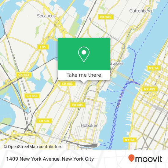 1409 New York Avenue map