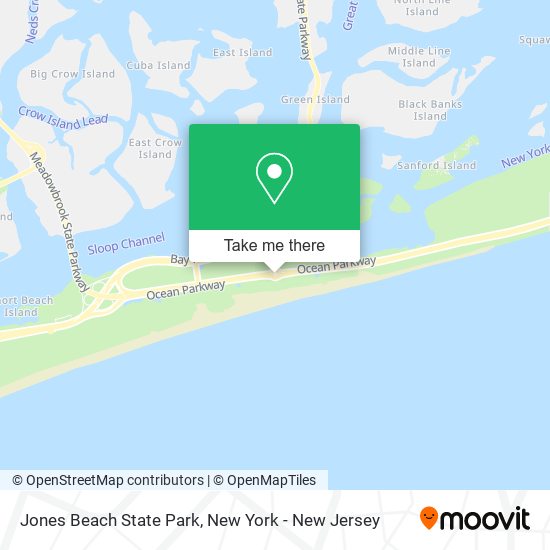 Mapa de Jones Beach State Park