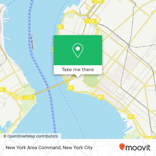 Mapa de New York Area Command