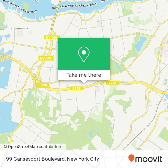 99 Gansevoort Boulevard map