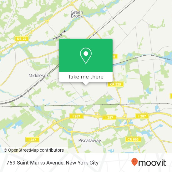 769 Saint Marks Avenue map