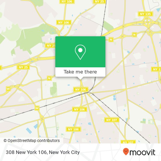 308 New York 106 map