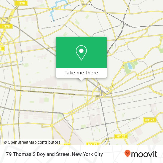 79 Thomas S Boyland Street map