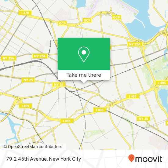 Mapa de 79-2 45th Avenue