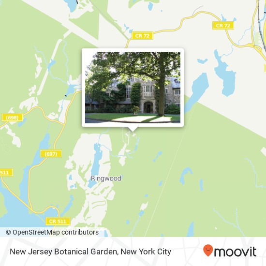 New Jersey Botanical Garden map