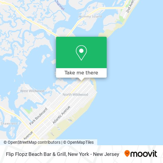 Mapa de Flip Flopz Beach Bar & Grill