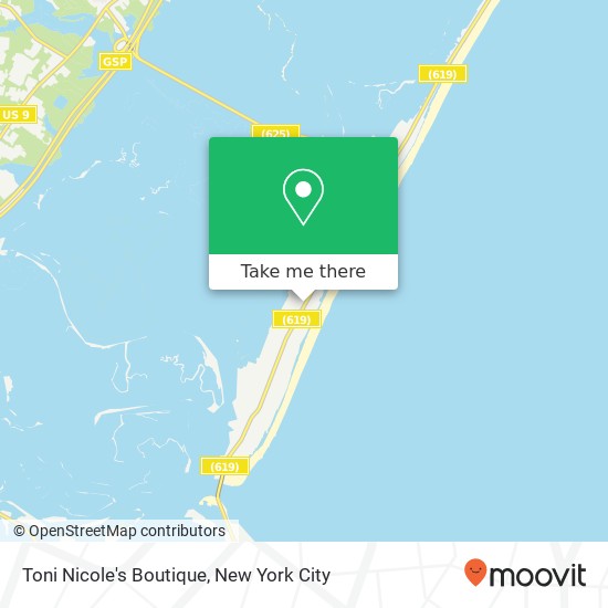 Mapa de Toni Nicole's Boutique, 6300 Landis Ave Sea Isle City, NJ 08243