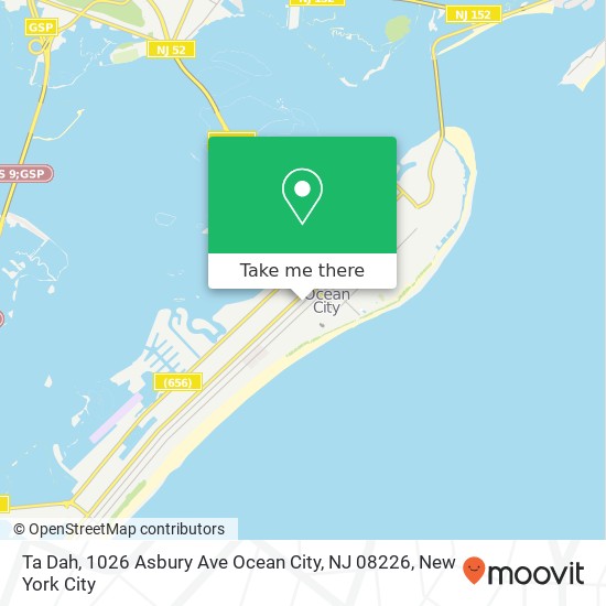 Ta Dah, 1026 Asbury Ave Ocean City, NJ 08226 map