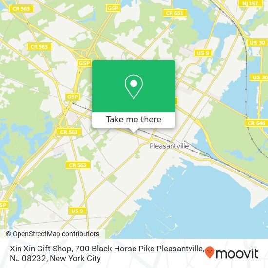 Xin Xin Gift Shop, 700 Black Horse Pike Pleasantville, NJ 08232 map