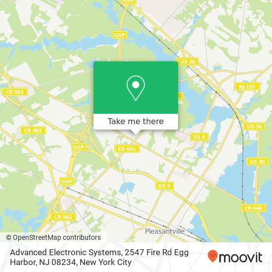 Advanced Electronic Systems, 2547 Fire Rd Egg Harbor, NJ 08234 map