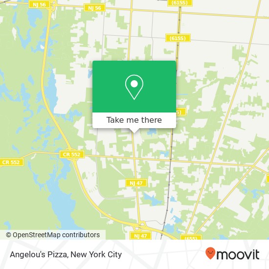 Angelou's Pizza, 2321 S Delsea Dr Vineland, NJ 08360 map