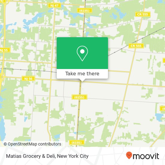 Mapa de Matias Grocery & Deli, 511 E Landis Ave Vineland, NJ 08360