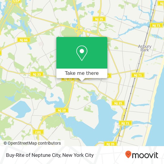 Mapa de Buy-Rite of Neptune City