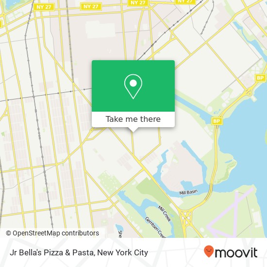 Mapa de Jr Bella's Pizza & Pasta, 5011 Avenue N Brooklyn, NY 11234