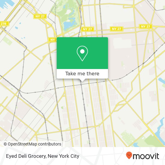 Mapa de Eyed Deli Grocery, 1614 Avenue H Brooklyn, NY 11230