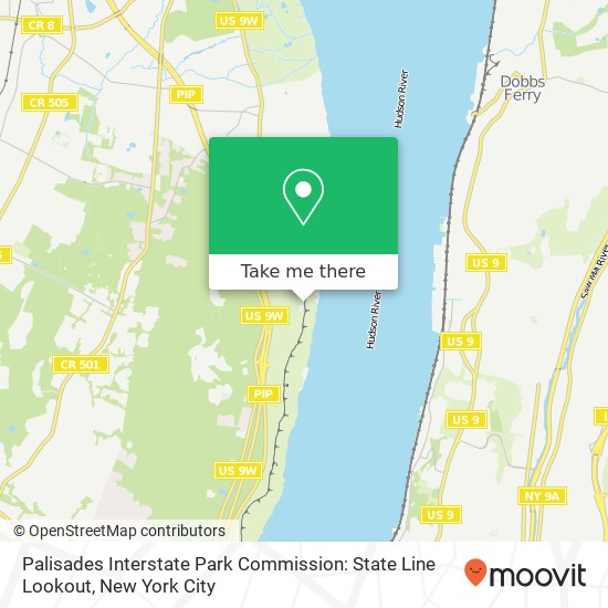 Mapa de Palisades Interstate Park Commission: State Line Lookout