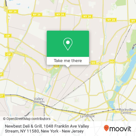 Newbest Deli & Grill, 1048 Franklin Ave Valley Stream, NY 11580 map