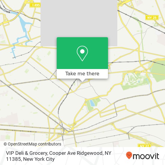 VIP Deli & Grocery, Cooper Ave Ridgewood, NY 11385 map