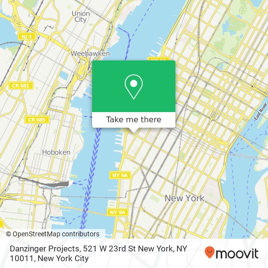 Danzinger Projects, 521 W 23rd St New York, NY 10011 map