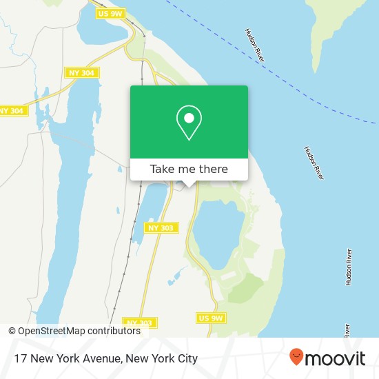 17 New York Avenue map