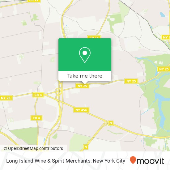 Long Island Wine & Spirit Merchants map