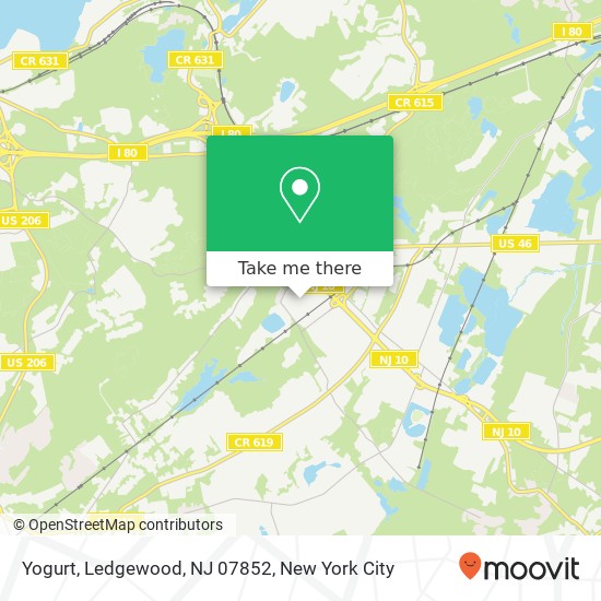 Yogurt, Ledgewood, NJ 07852 map