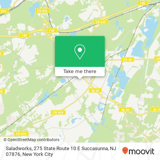 Saladworks, 275 State Route 10 E Succasunna, NJ 07876 map