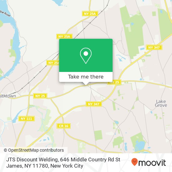 JTS Discount Welding, 646 Middle Country Rd St James, NY 11780 map