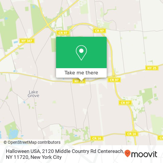 Halloween USA, 2120 Middle Country Rd Centereach, NY 11720 map