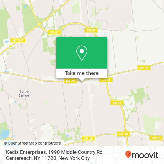 Kedis Enterprises, 1990 Middle Country Rd Centereach, NY 11720 map