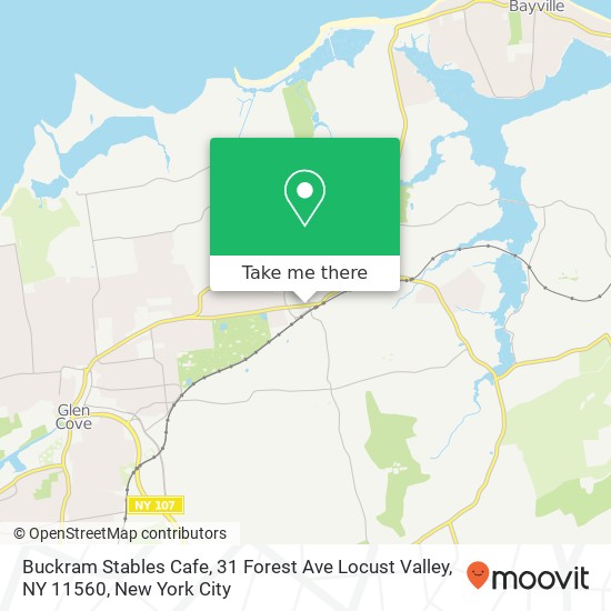 Buckram Stables Cafe, 31 Forest Ave Locust Valley, NY 11560 map