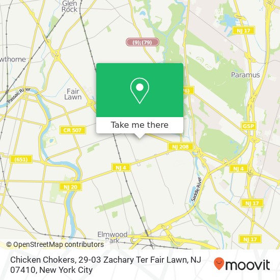 Chicken Chokers, 29-03 Zachary Ter Fair Lawn, NJ 07410 map