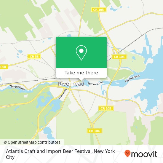 Atlantis Craft and Import Beer Festival map