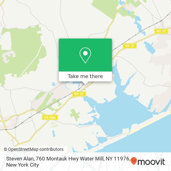 Steven Alan, 760 Montauk Hwy Water Mill, NY 11976 map