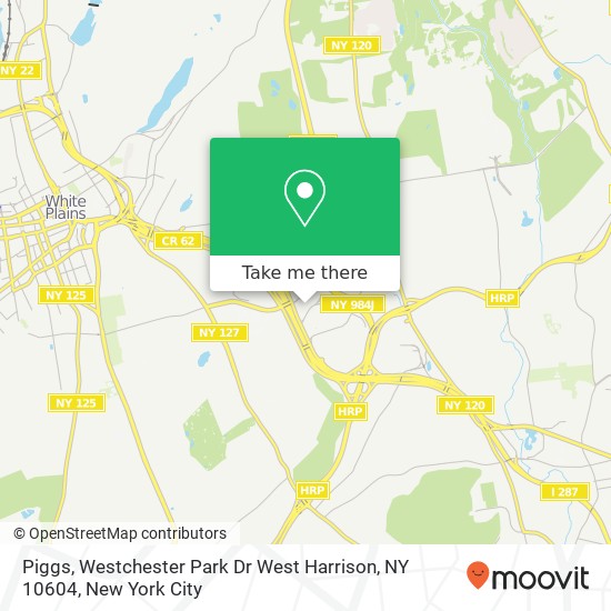 Mapa de Piggs, Westchester Park Dr West Harrison, NY 10604