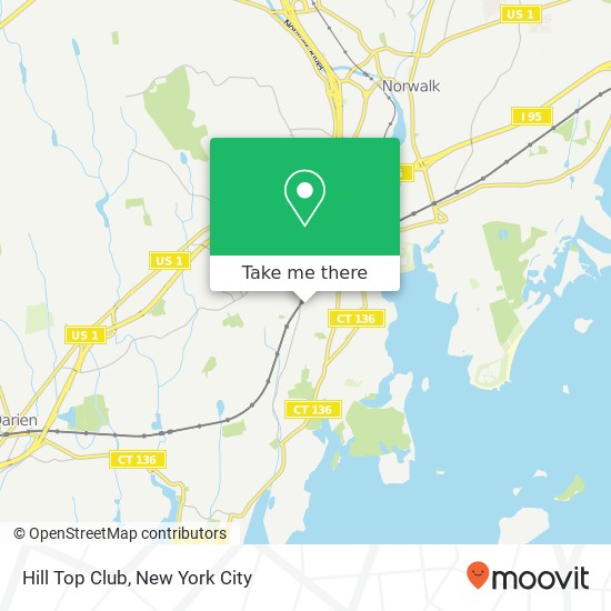 Hill Top Club map