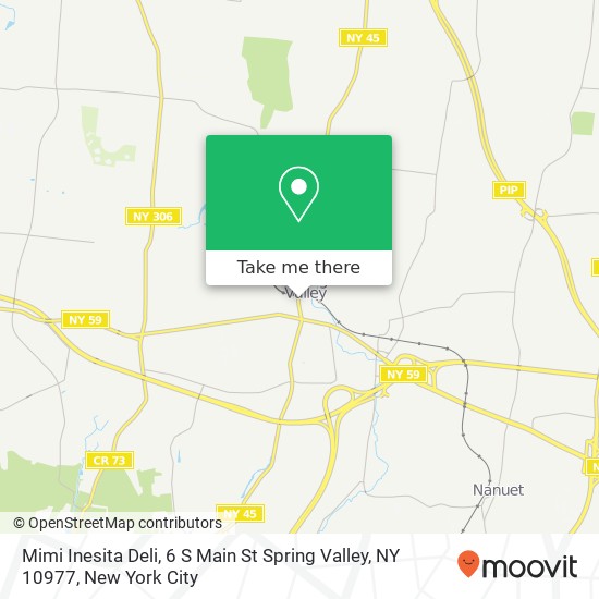 Mimi Inesita Deli, 6 S Main St Spring Valley, NY 10977 map
