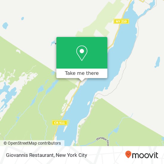 Mapa de Giovannis Restaurant, 40 Jersey Ave Greenwood Lake, NY 10925