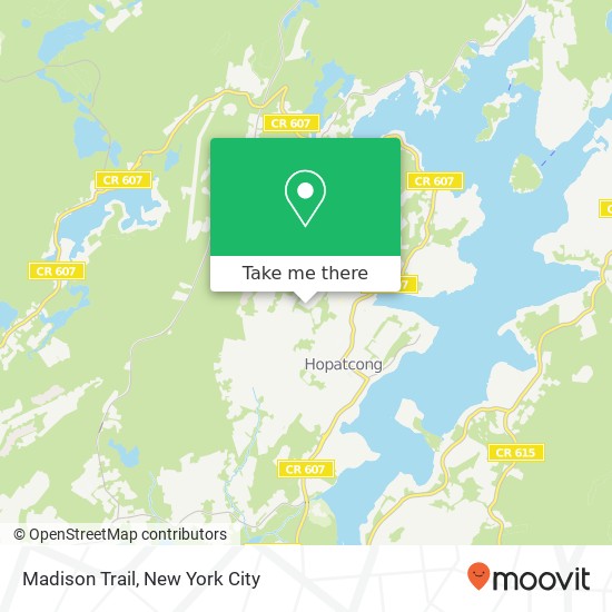 Madison Trail map